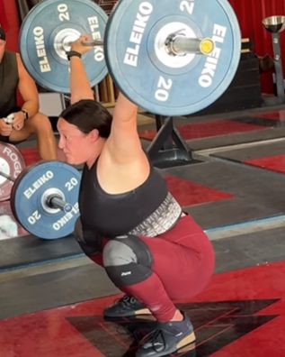 Kayla Jeffries, Vektløfter Barbell Weightlifting Coach
